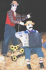 Scarecrow Bush Band Idea