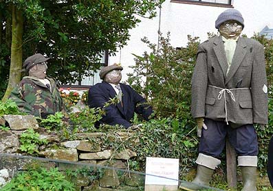 Last of Summer Wine scarecrows
