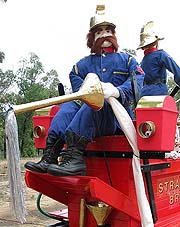 Scarecrow Fireman Sparky