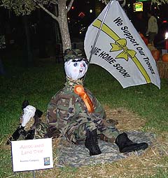 soldier scarecrow